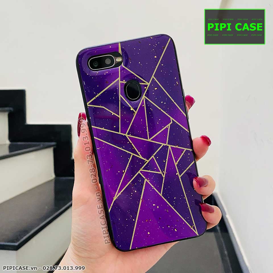 Ốp Lưng Oppo F9 - Ngôi Sao - Tím