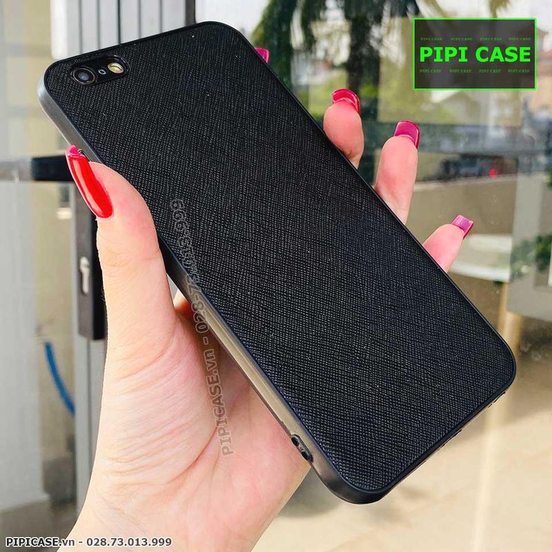 Ốp Lưng iPhone 6 / 6S - Simple Da - Đen