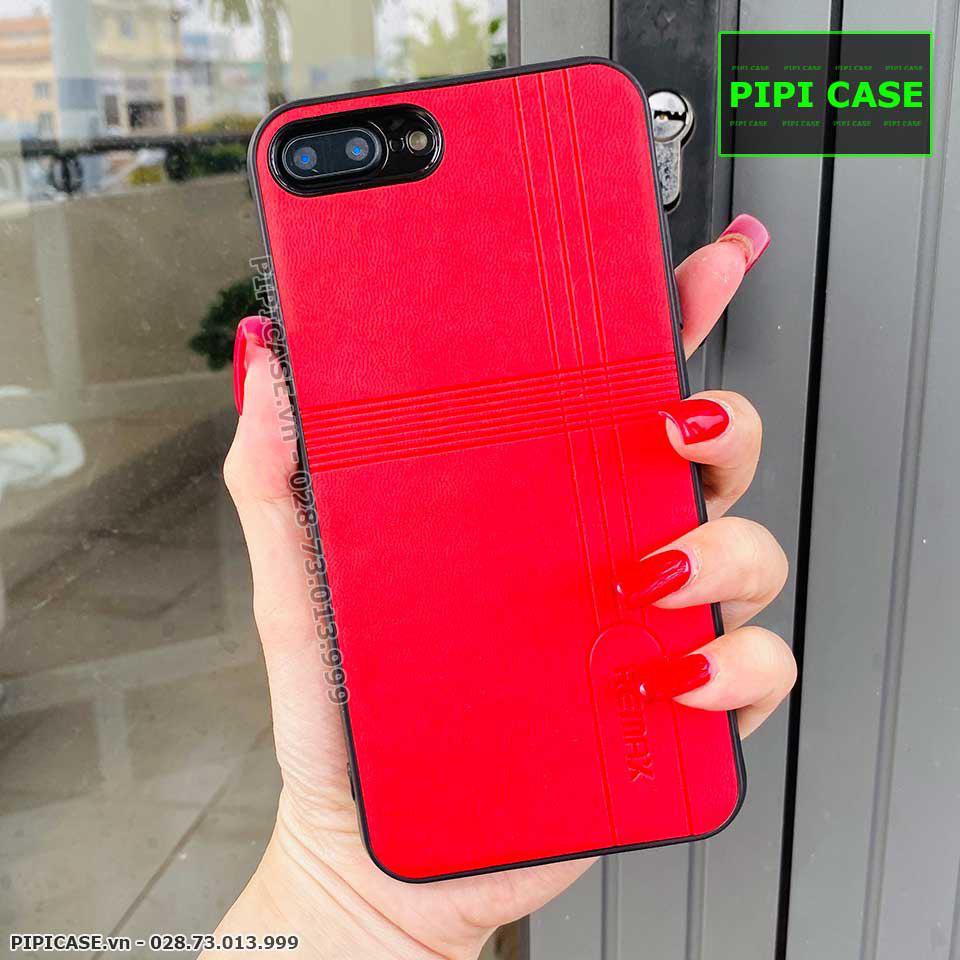 Ốp Lưng iPhone 7 Plus / 8 Plus - Da Remax - Đỏ