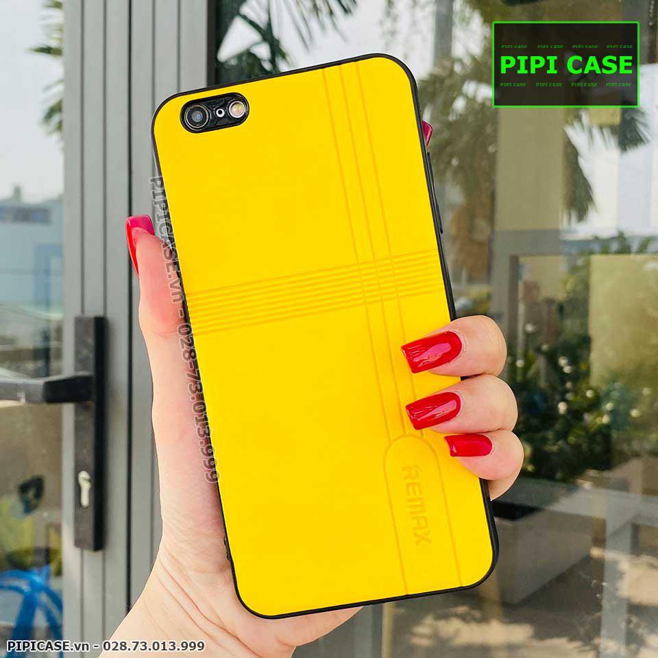 Ốp Lưng iPhone 6 / 6S - Da Remax - Vàng