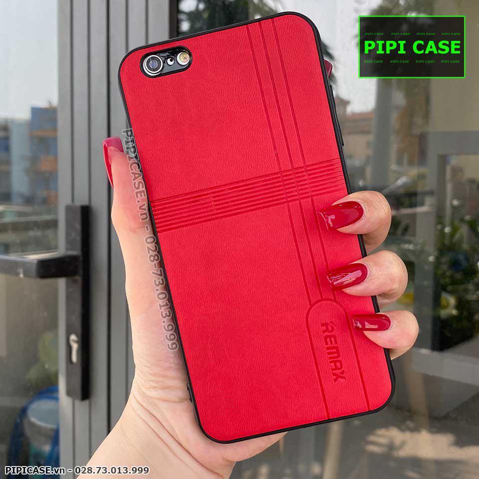 Ốp Lưng iPhone 6 / 6S - Da Remax - Đỏ