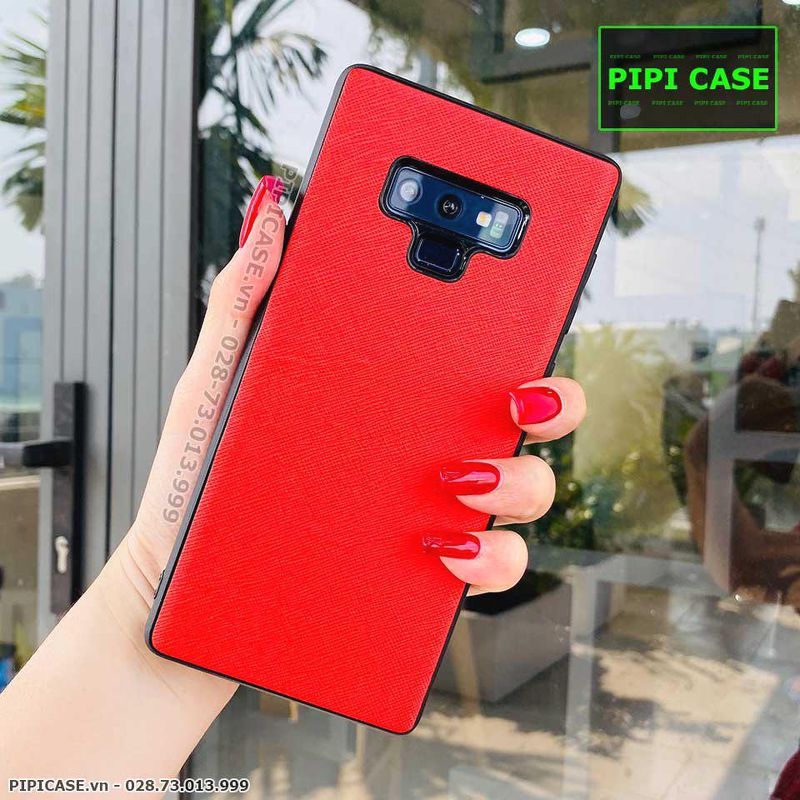 Ốp Lưng Samsung Note 9 - Simple Da - Đỏ