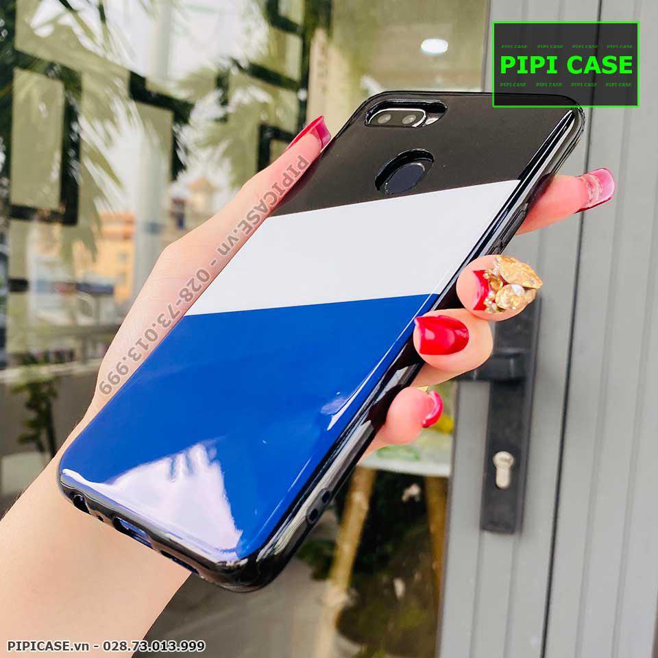 Ốp Lưng Oppo F9 - Flag - Xanh Dương