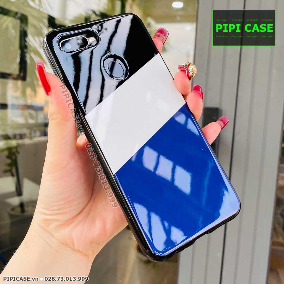Ốp Lưng Oppo F9 - Flag - Xanh Dương
