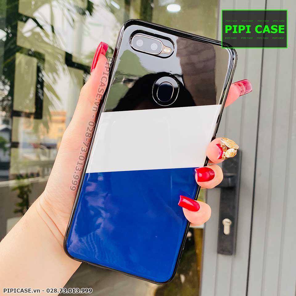 Ốp Lưng Oppo F9 - Flag - Xanh Dương