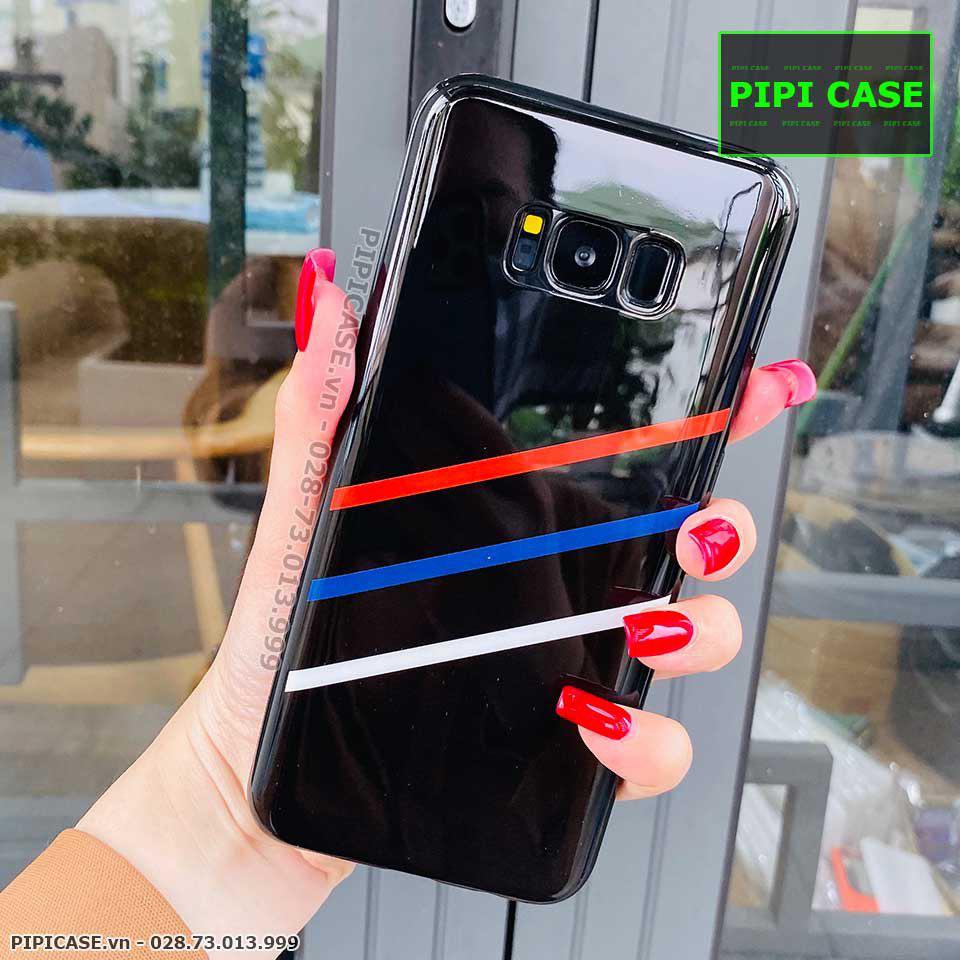 Ốp Lưng Samsung S8 - Line - Đỏ