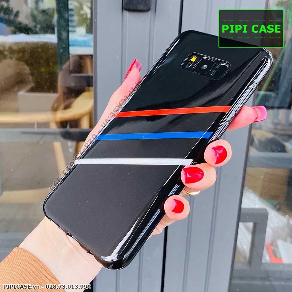Ốp Lưng Samsung S8 - Line - Đỏ