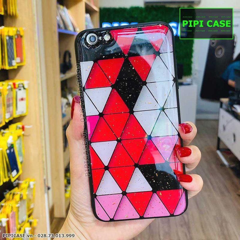 Ốp Lưng iPhone 6 / 6S - Tam Giác - Đỏ
