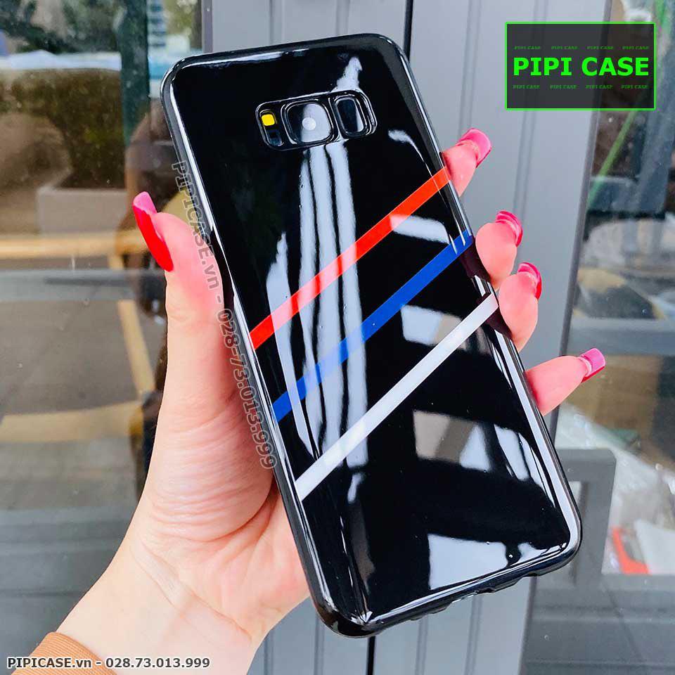 Ốp Lưng Samsung S8 - Line - Đỏ