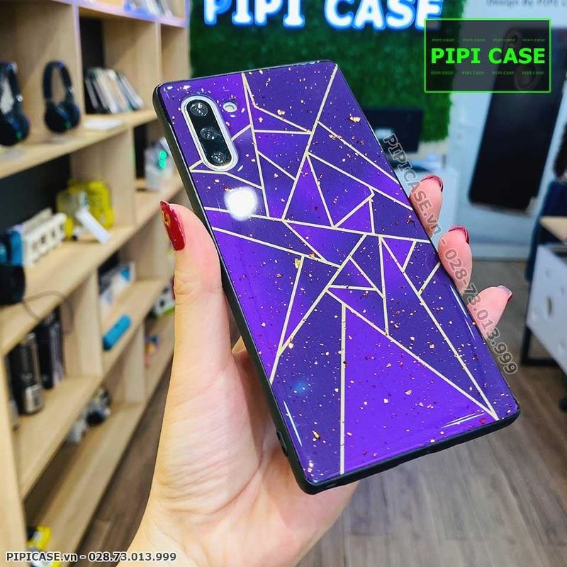 Ốp Lưng Samsung Note 10 - Ngôi Sao - Tím