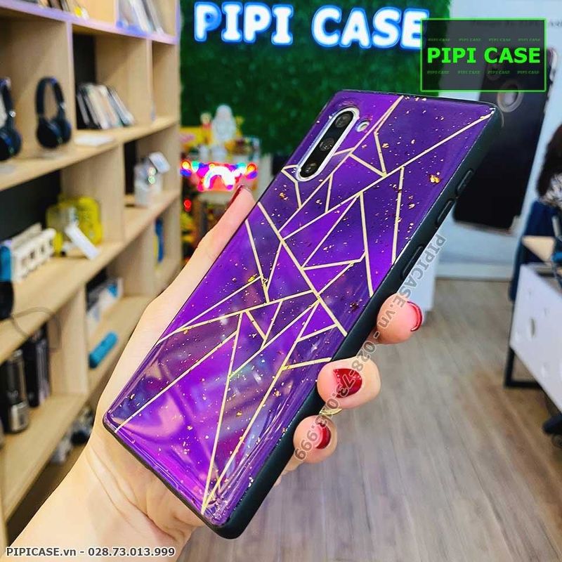 Ốp Lưng Samsung Note 10 - Ngôi Sao - Tím