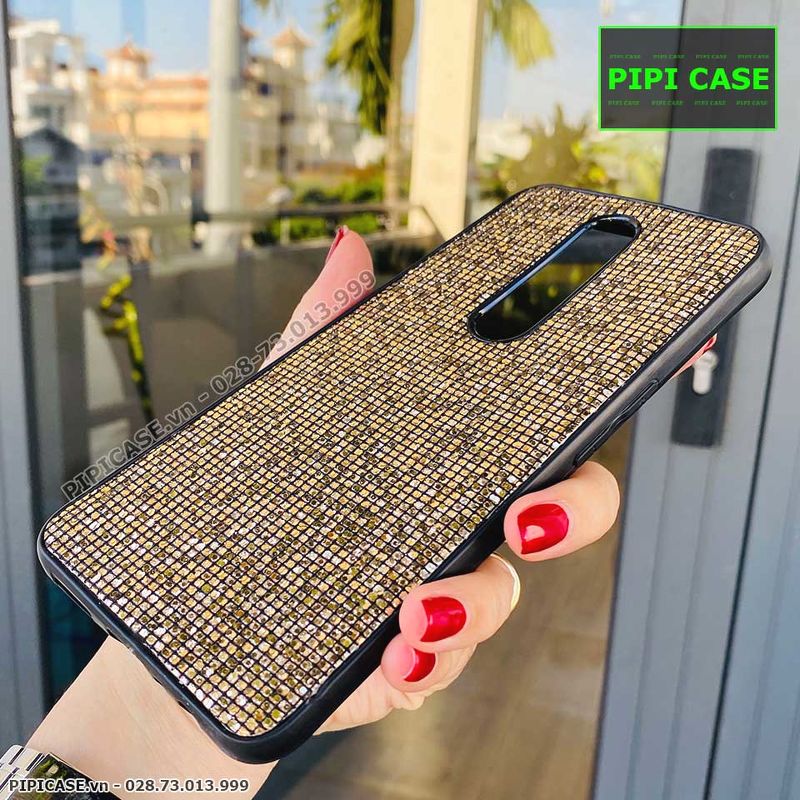 Ốp Lưng Oppo F11 Pro - Kim Tuyến - Vàng