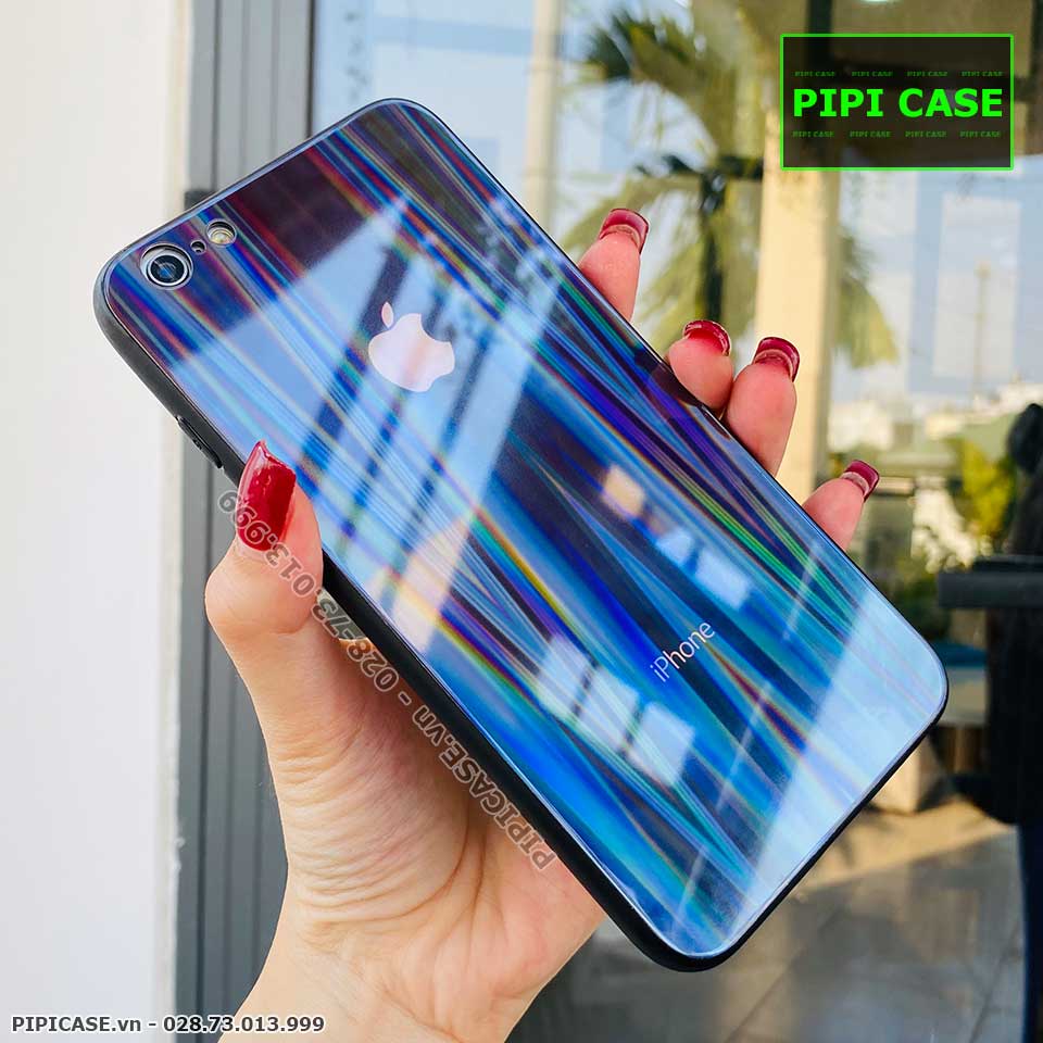 Ốp Lưng iPhone 6 / 6S - Kính Cầu Vồng - Đen