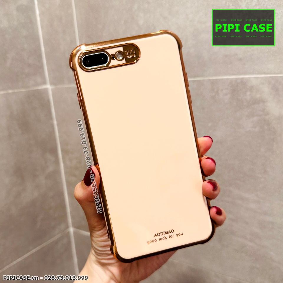 Ốp Lưng iPhone 7 Plus / 8 Plus - Luxury - Vàng