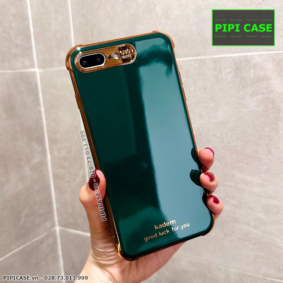 Ốp Lưng iPhone 7 Plus / 8 Plus - Luxury - Xanh Lá