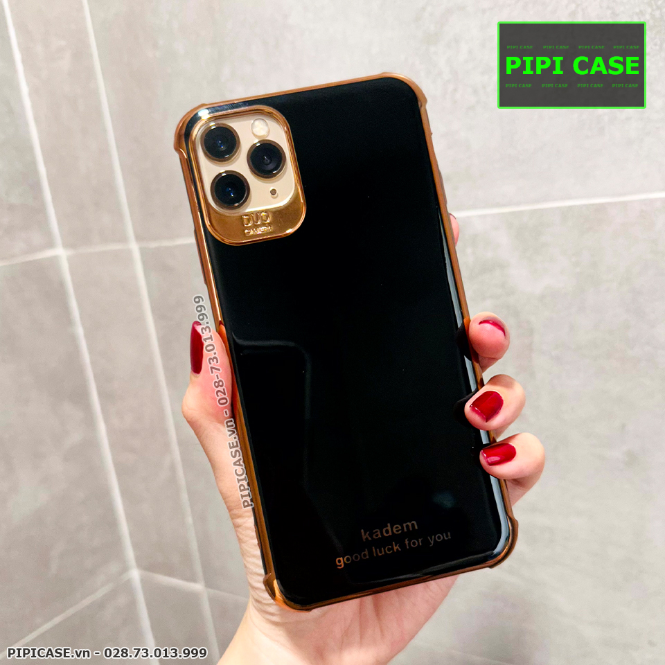 Ốp Lưng iPhone 11 Pro Max - Luxury - Đen