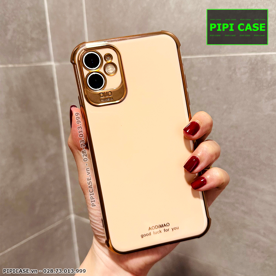 Ốp Lưng iPhone 11 - Luxury - Vàng Hồng