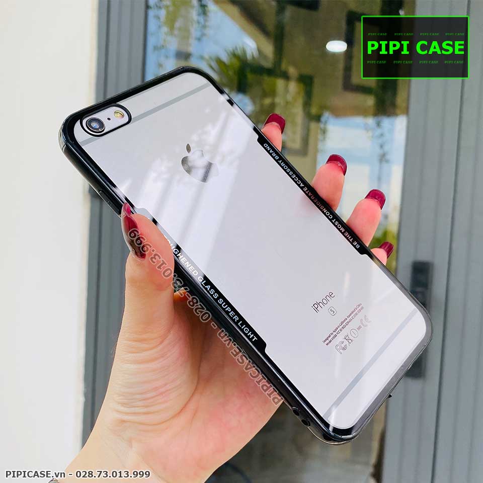 Ốp Lưng iPhone 6 / 6S - Glass Super Light - Đen