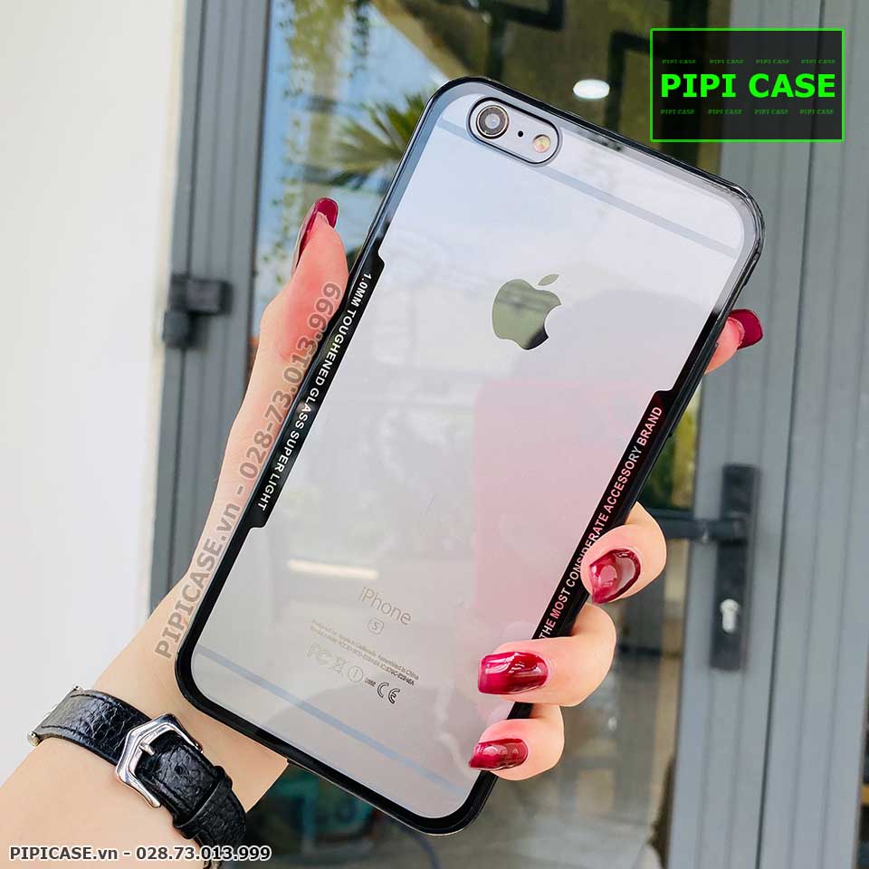 Ốp Lưng iPhone 6 / 6S - Glass Super Light - Đen
