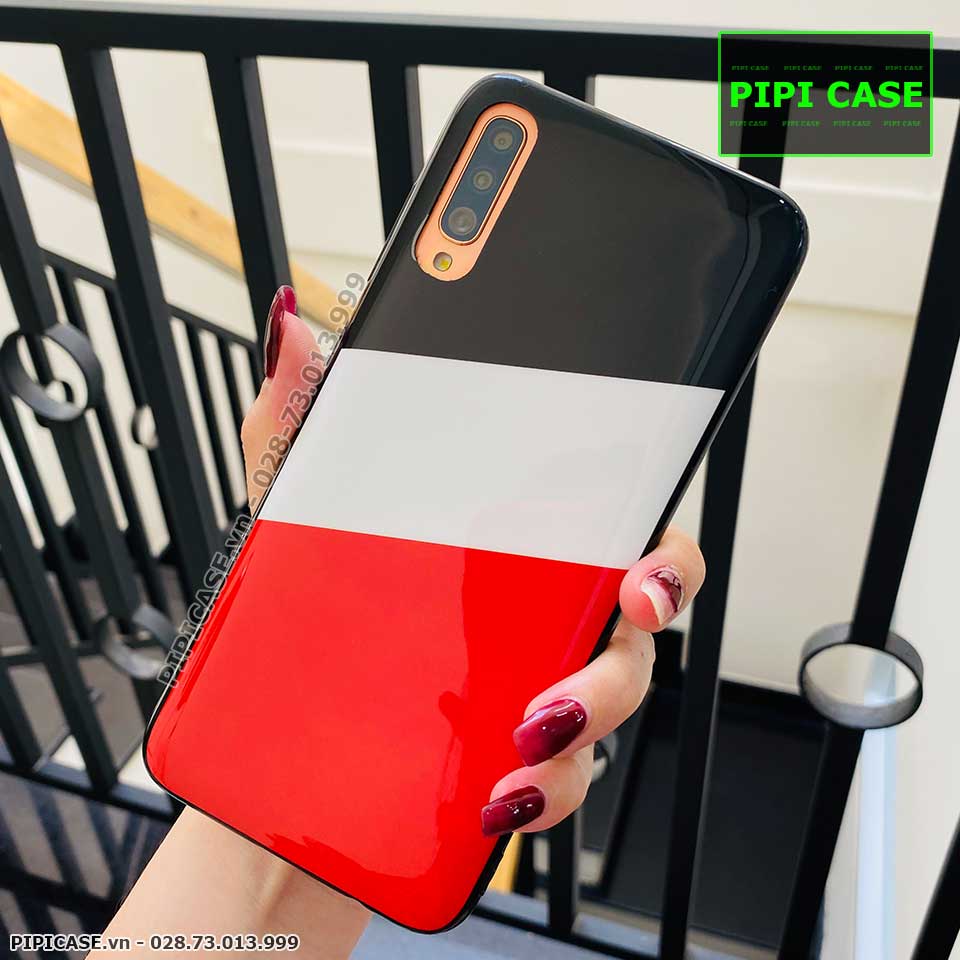 Ốp Lưng Samsung A70 - Flag - Đỏ