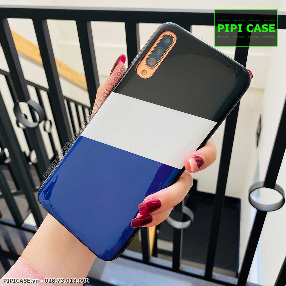 Ốp Lưng Samsung A70 - Flag - Xanh Dương