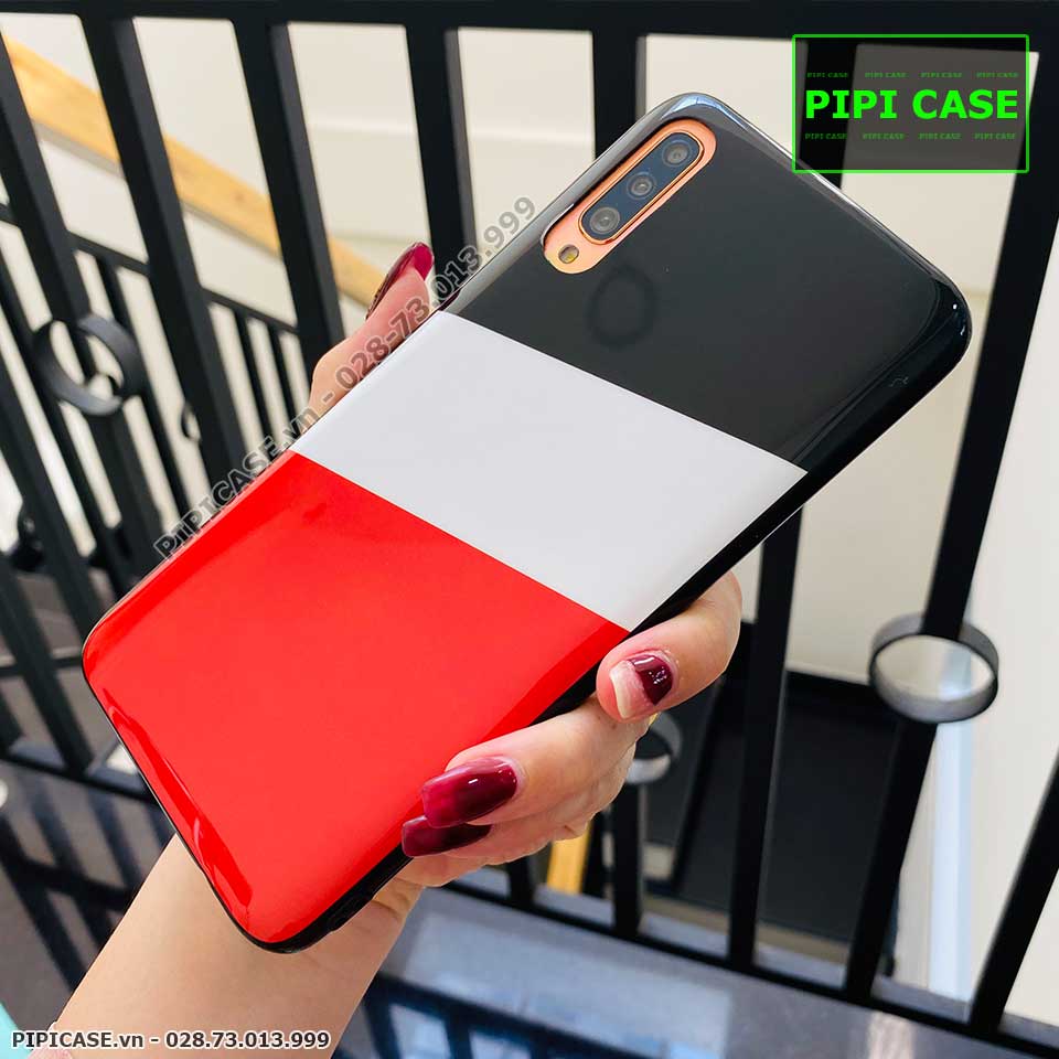 Ốp Lưng Samsung A70 - Flag - Đỏ