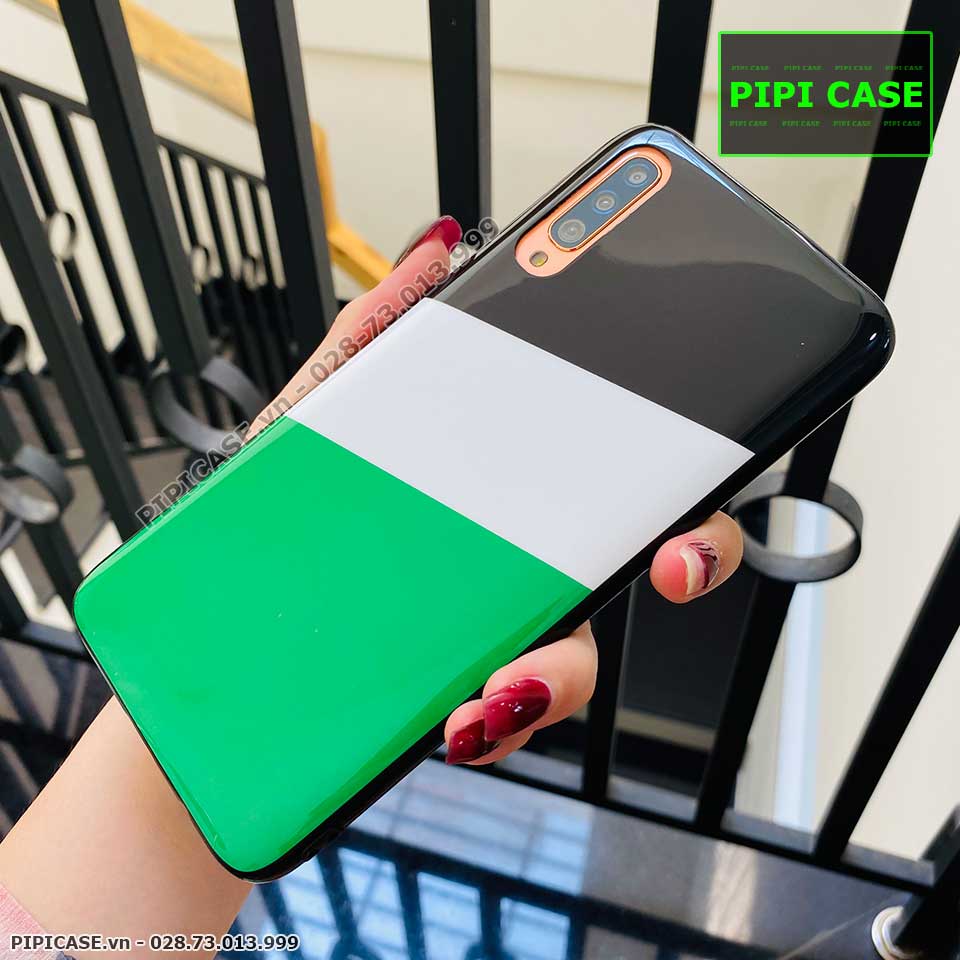 Ốp Lưng Samsung A70 - Flag - Xanh Lá