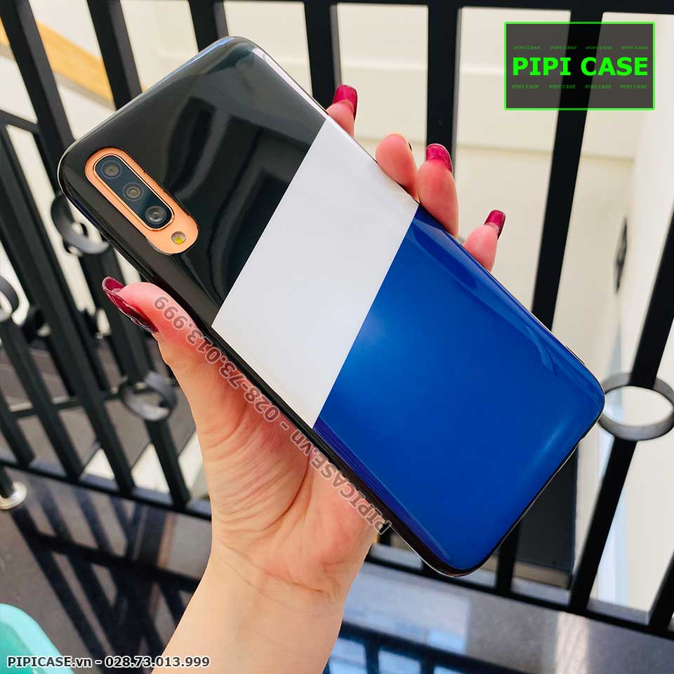 Ốp Lưng Samsung A70 - Flag - Xanh Dương
