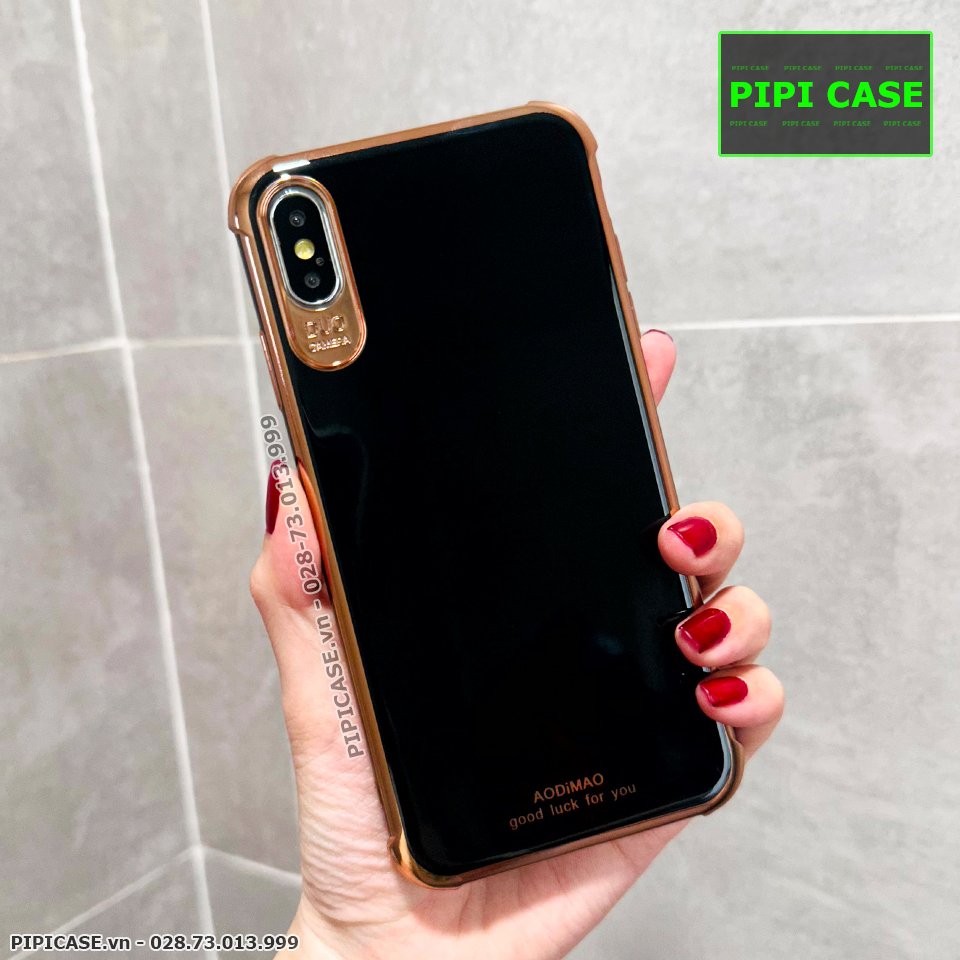 Ốp Lưng iPhone XS Max - Luxury - Đen