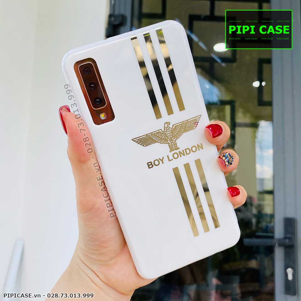 Ốp Lưng Samsung A7 2018 - Boy London - Trắng