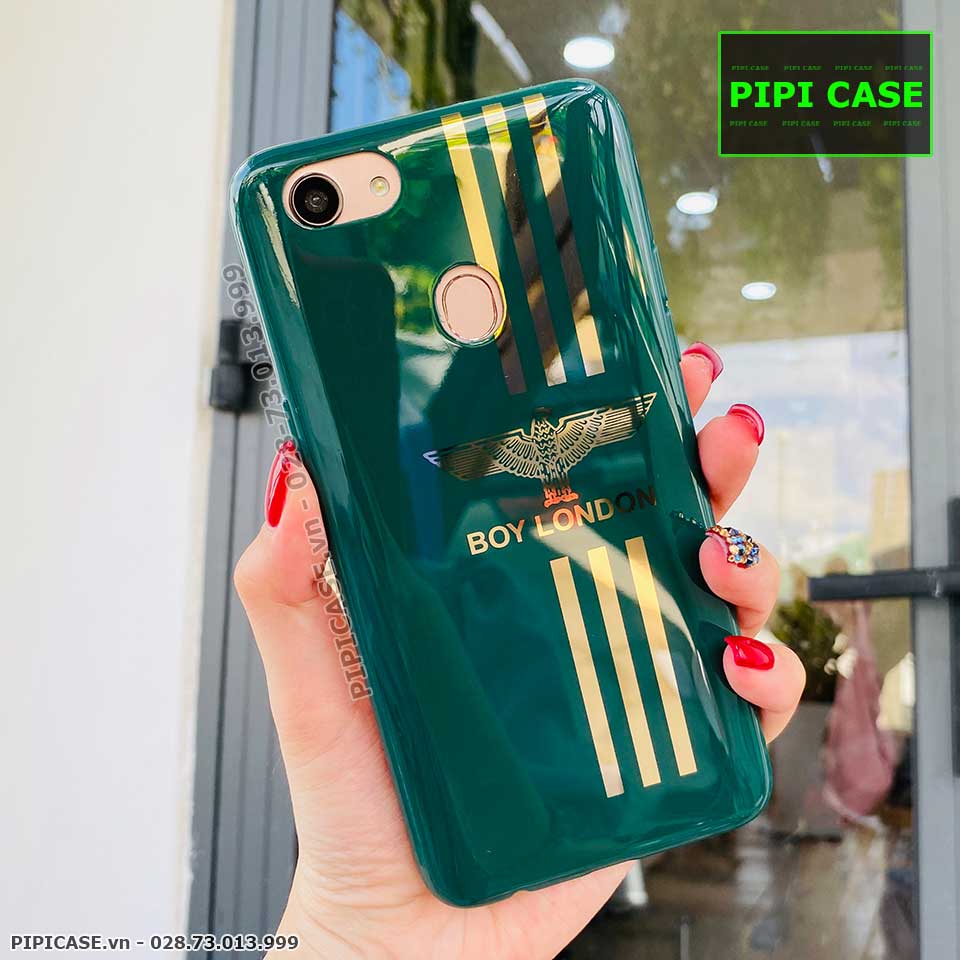 Ốp Lưng Oppo F5 - Boy London - Xanh Lá