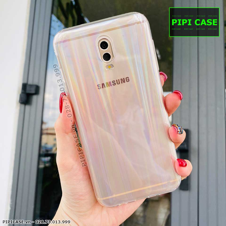 Ốp Lưng Samsung J7 Pro - Rainbow - Trong suốt