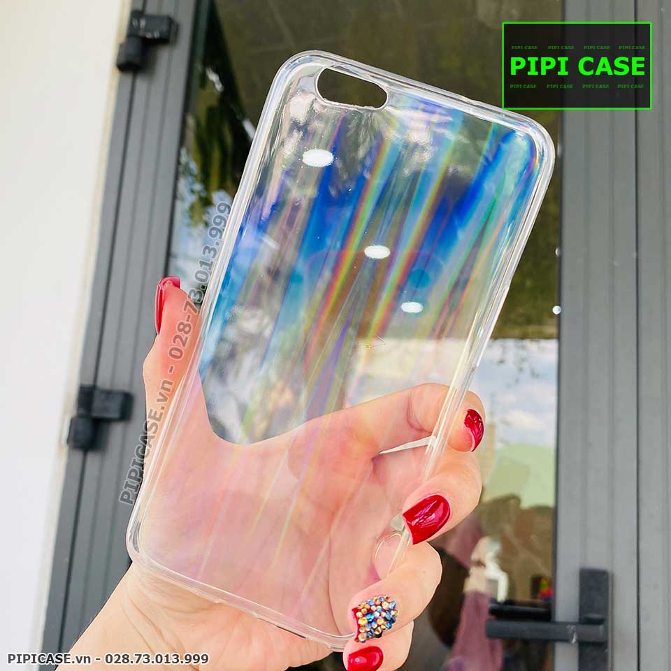 Ốp Lưng Oppo F3 - Rainbow - Trong Suốt