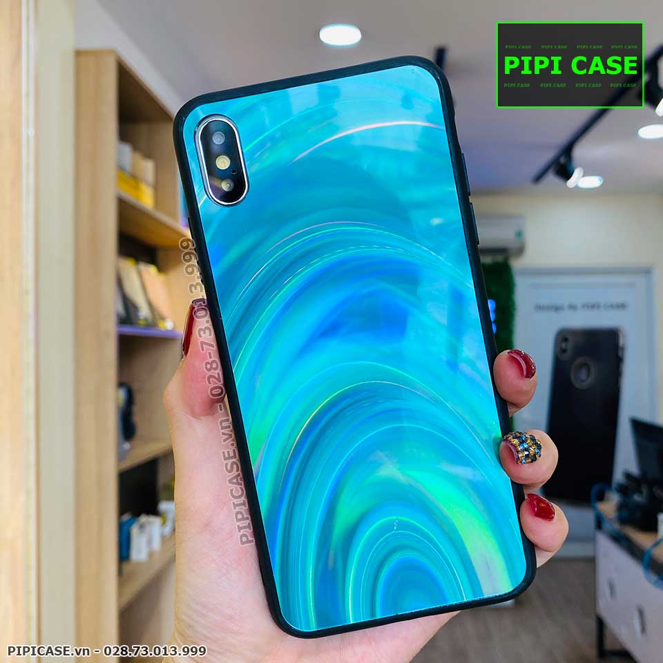 Ốp Lưng iPhone X / XS - Twinkle - Xanh Ngọc