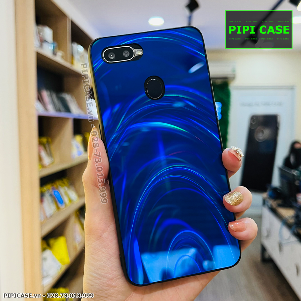 Ốp Lưng Oppo F9 - Twinkle - Xanh Dương
