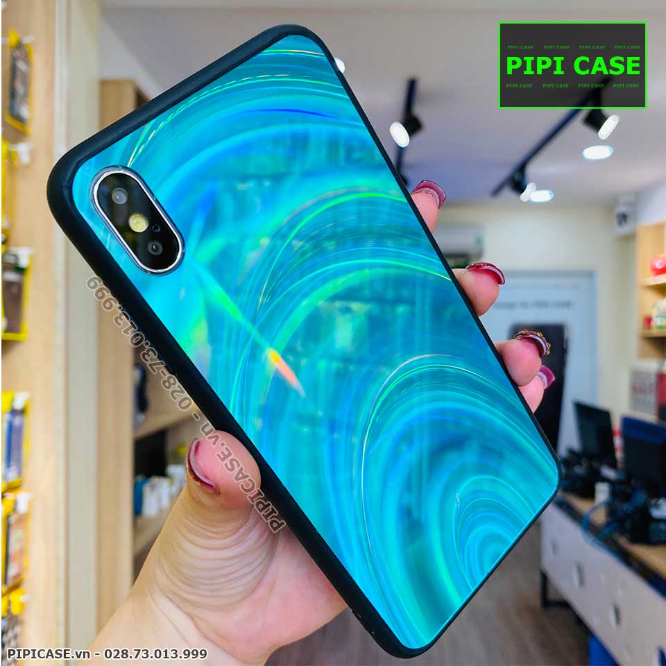 Ốp Lưng iPhone X / XS - Twinkle - Xanh Ngọc