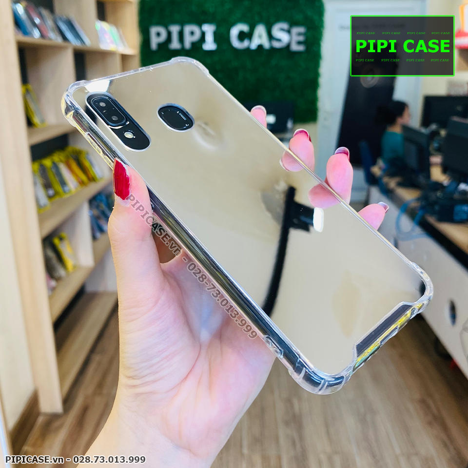 Ốp Lưng Samsung A30 - Mirror - Bạc