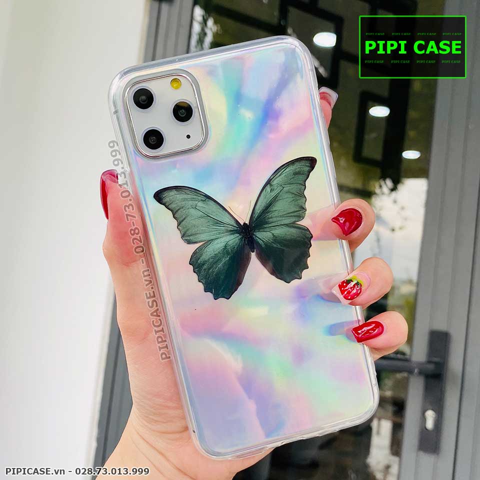 Ốp Lưng iPhone 11 Pro - Butterfly - Xanh Lá