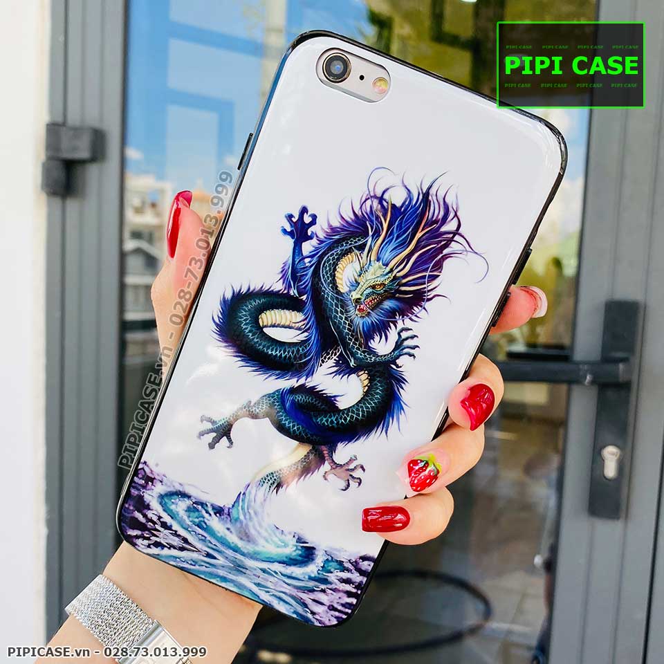 Ốp Lưng iPhone 6 Plus / 6S Plus - Mẫu 3D - Rồng Trắng