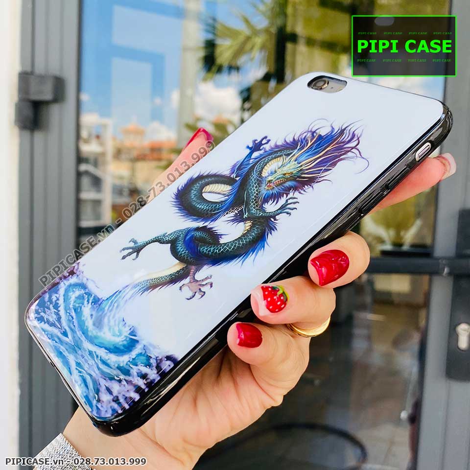 Ốp Lưng iPhone 6 Plus / 6S Plus - Mẫu 3D - Rồng Trắng