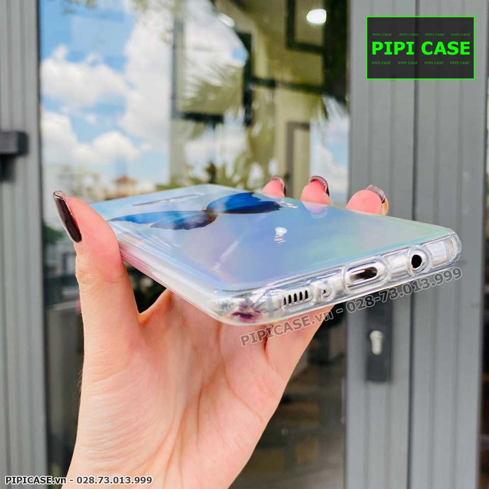 Ốp Lưng Samsung S8 Plus - Butterfly - Xanh Dương