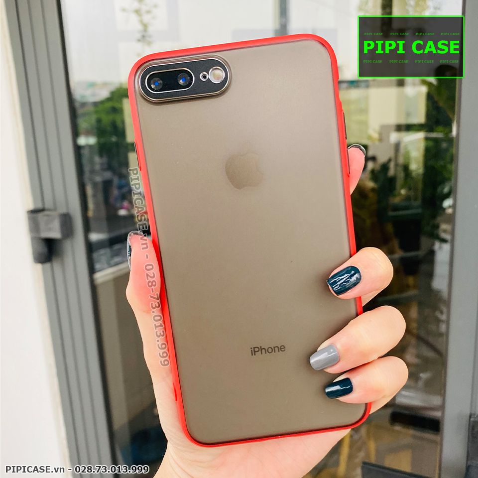 Ốp Lưng iPhone 8 Plus - AutoFocus Matte - Đỏ