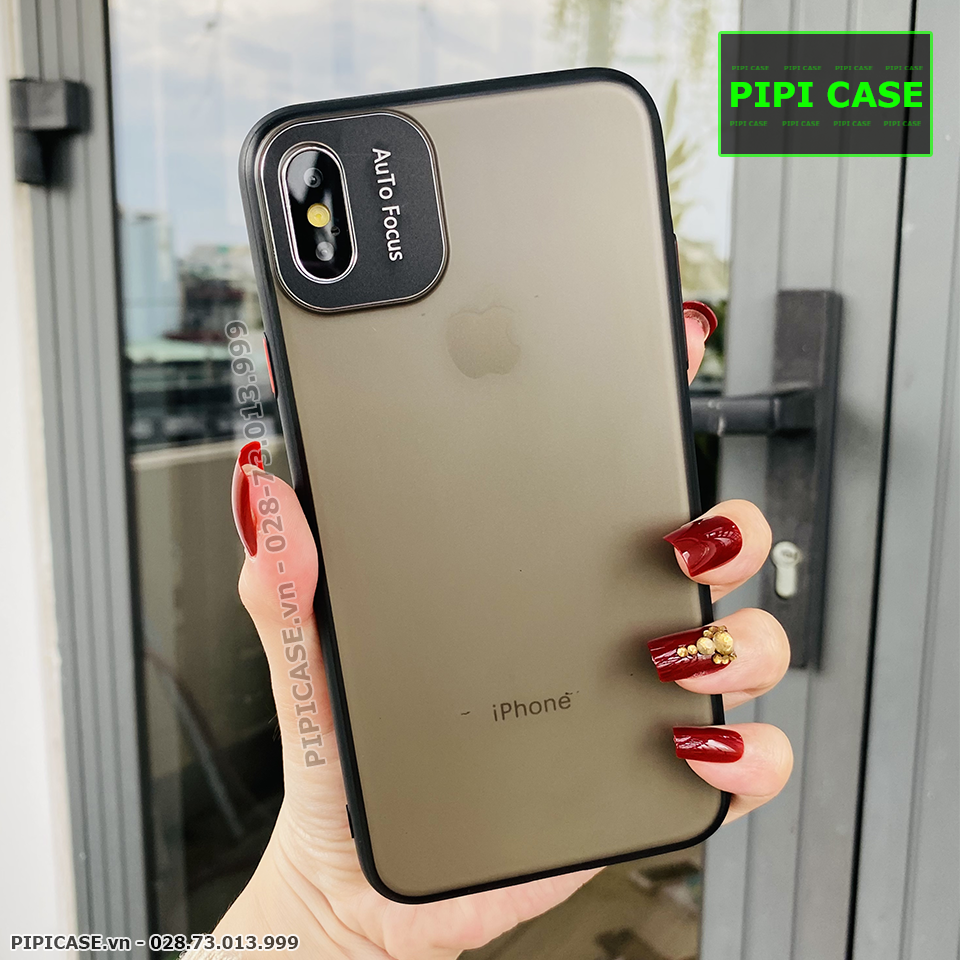 Ốp Lưng iPhone X / XS - AutoFocus Matte - Đen