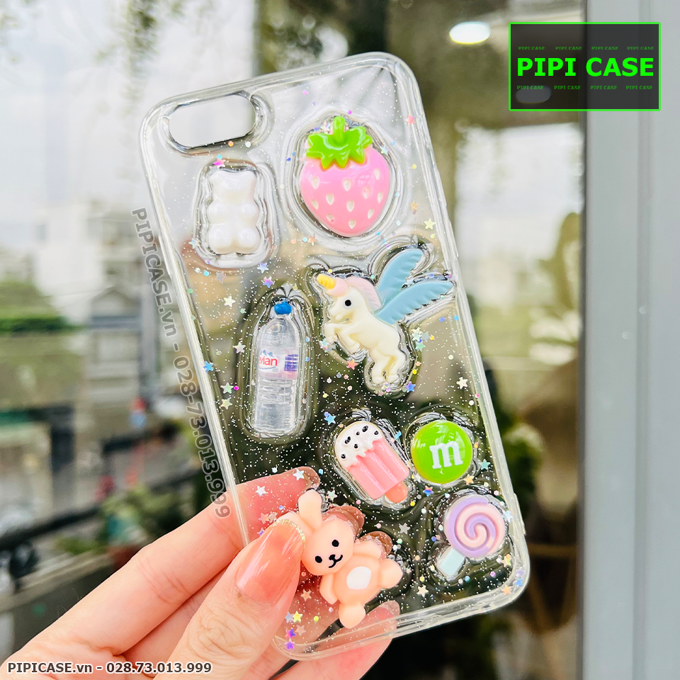 Ốp Lưng iPhone 6 / 6S - Họa Tiết Nổi - Dâu Tây