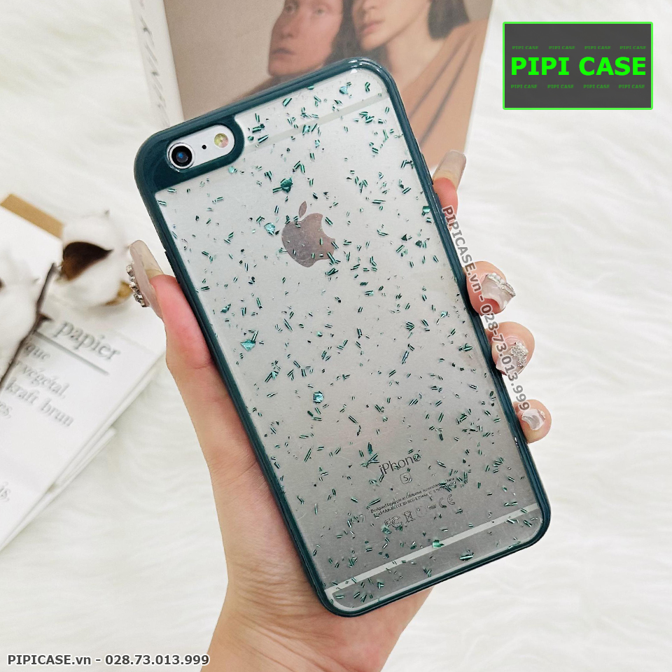 Ốp Lưng iPhone 6 / 6S - Lấp Lánh - Xanh