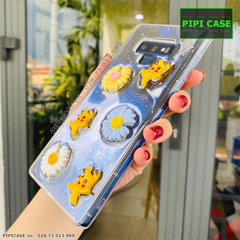 Ốp Lưng Samsung Note 9 - Họa Tiết Nổi - Pichu