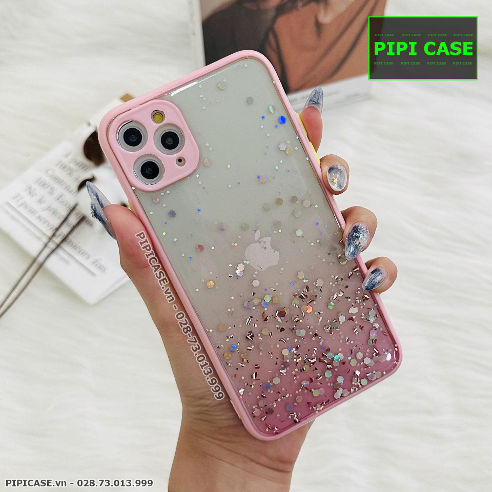 Ốp Lưng iPhone 11 Pro Max - Shining - Hồng