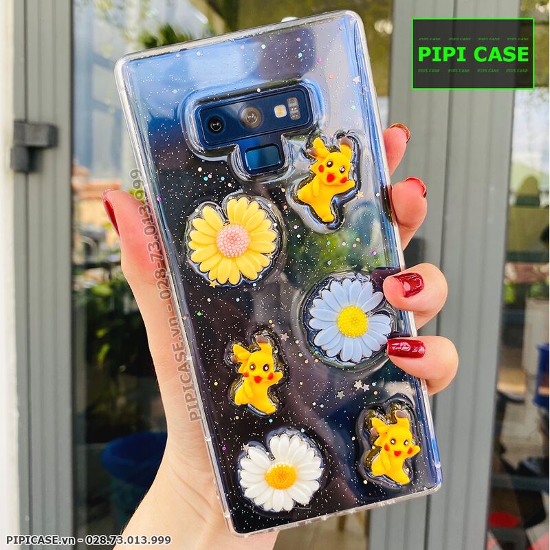 Ốp Lưng Samsung Note 9 - Họa Tiết Nổi - Pichu
