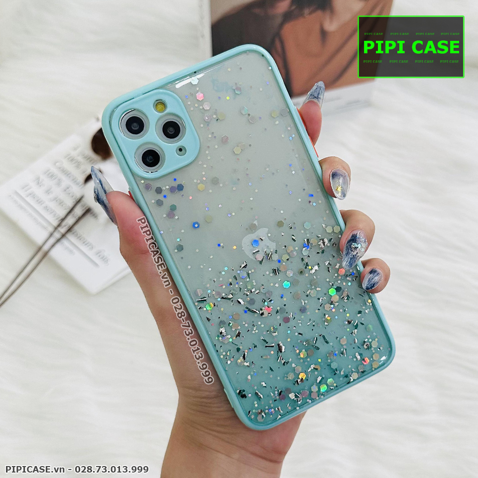 Ốp Lưng iPhone 11 Pro Max - Shining - Xanh