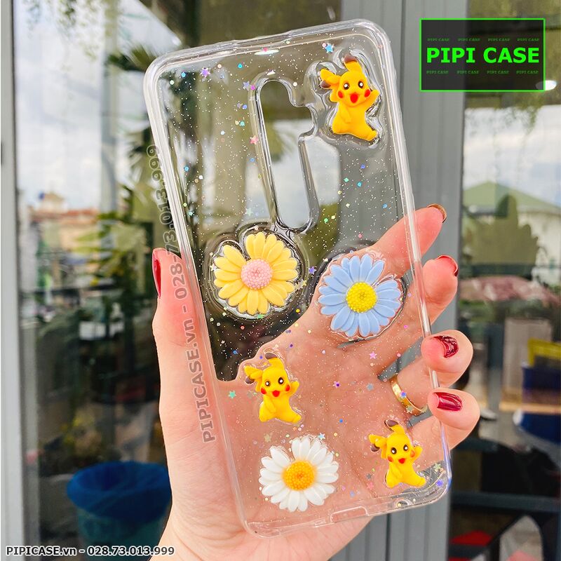 Ốp Lưng Oppo Reno 2F- Họa Tiết Nổi - Pichu